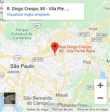 Onde nos encontrar - Mapa