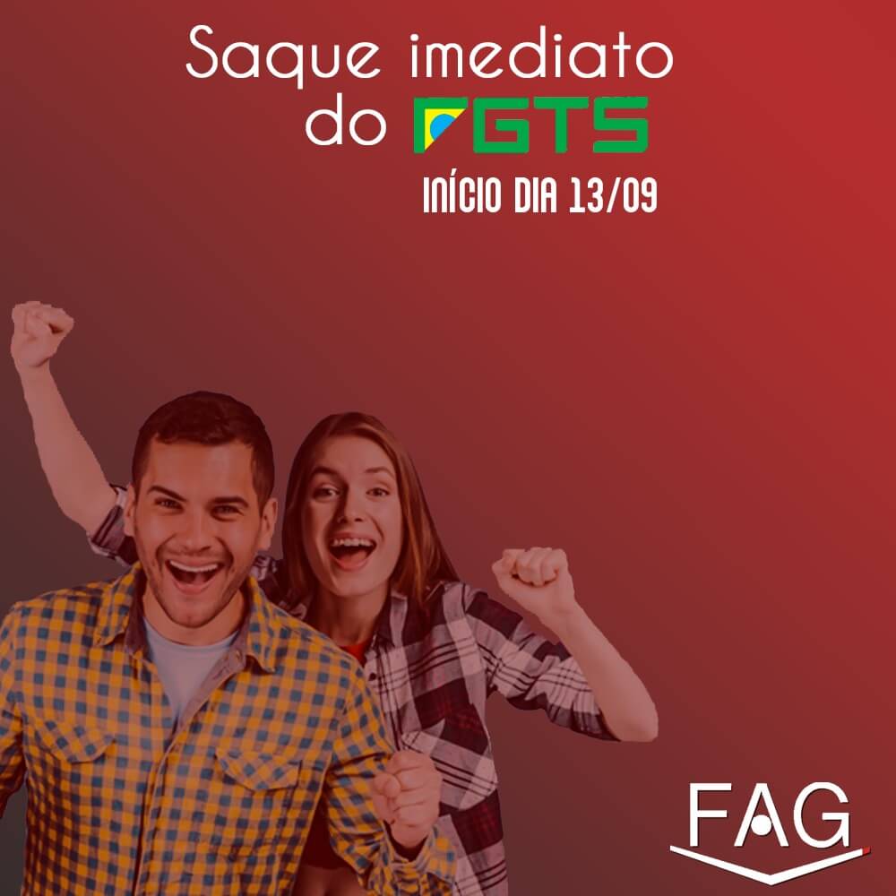Saque Imediato do FGTS - 13/09/19